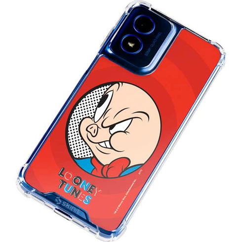 Looney Tunes Porky Pig Full Moto G 5G (2024) Clear Case